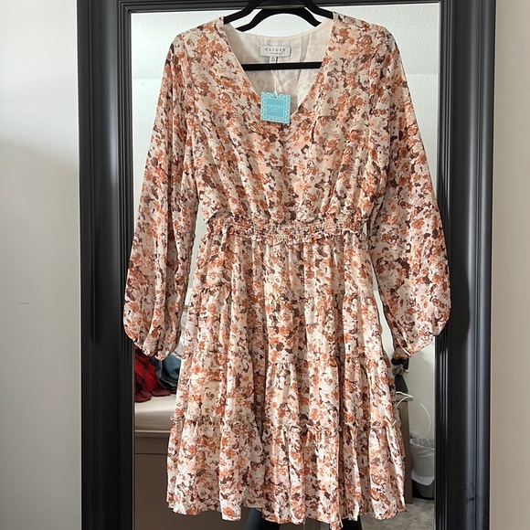 Mini floral dress - Picture 1 of 4